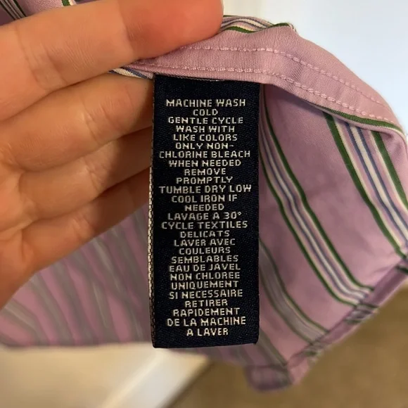 CHAPS stripped button down - Picture 3 of 3